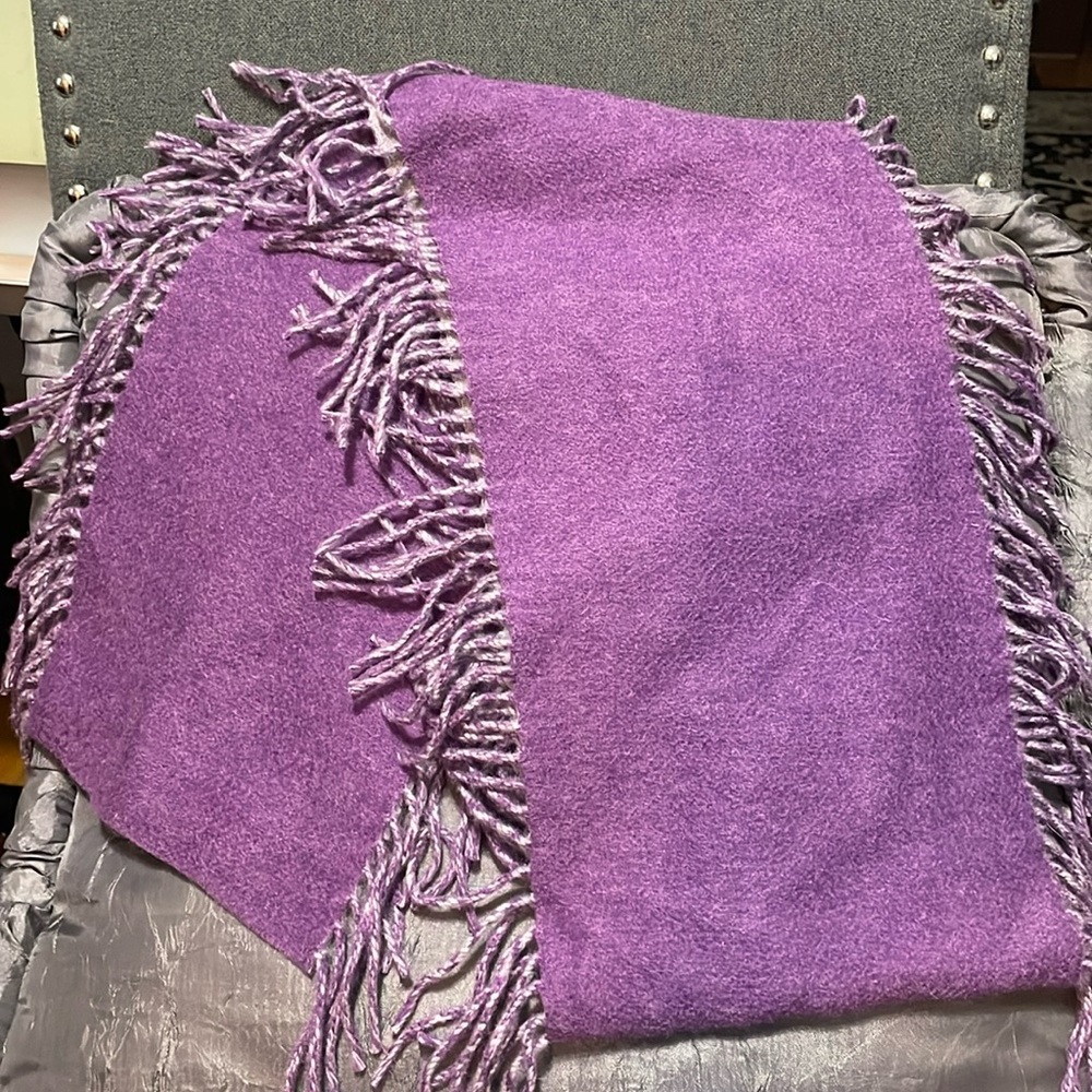 💜PURE CASHMERE purple  Scarf